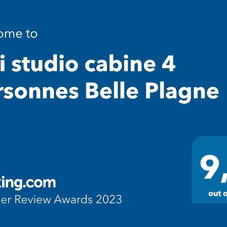 Joli Studio Cabine 4 Personnes Belle Plagne Apartamento La Plagne-Tarentaise Exterior foto